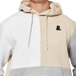 Sudadera con Capucha para Hombre, Nueva Moda, 100% Algodón, Diseño de Bloques, Forro Polar Grueso para Invierno, Logotipo Bordado con Pedrería, Diseño Sólido en la Parte Delantera - Product Image 2