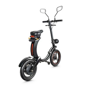 Vélo électrique pliable 14 pouces avec cadre en aluminium - Conception ultra-légère et portable pour hommes/femmes - Batterie lithium-ion dissimulée - Moteur sans balais 250W - Product Image 3