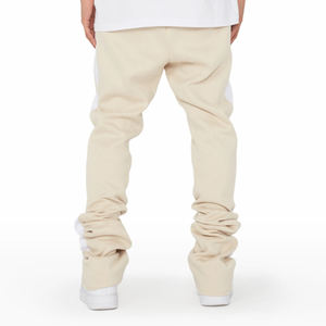 Vêtements de sport Pantalons évasés de survêtement pour hommes de couleur unie de toutes tailles/Pantalons évasés de survêtement pour hommes de haute qualité à la mode pour le fitness - Product Image 4