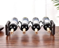 Porte-vin en métal festif fait à la main support accessoires de bar et support de stockage pour bar à la maison ou article cadeau qualité d'exportation en gros