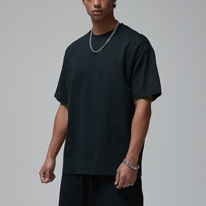 Men Drop Shoulder Plain Blank <b>High</b> Quality Crew <b>Neck</b> Cotton Tshirt Unisex Oversized Custom <b>T</b>-<b>shirt</b> for men - Product Image 1