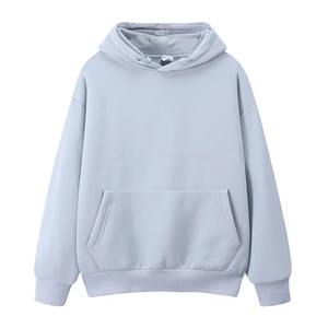 Sweat-shirts à capuche unisexes surdimensionnés en molleton de coton 400 g/m² pour hommes, style streetwear, personnalisables avec impression en relief, vente en gros - Product Image 1