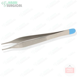 Pince à tissus Adson de haute qualité Logo personnalisé chirurgical Couleur personnalisée Demandes des clients Made In Pakistan - Product Image 4