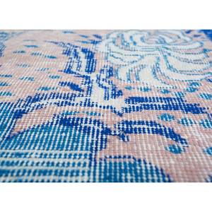 Tapis en laine noué à la main bleu vintage Pae-2113, motif floral, grand tapis pour la décoration de la maison, du salon et du couloir, taille 9x12 - Product Image 3