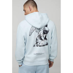 Sudadera con Capucha de Forro Polar para Hombre, Personalizada al por Mayor, Corte Regular, para Invierno, con Logotipo, 100% Algodón, Peso Pesado 550gsm, Tinte Liso, Ecológica - Product Image 1