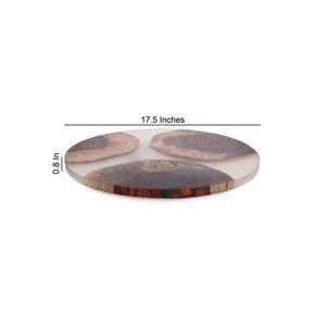 High-Quality <b>Wooden</b> Lazy Susan Modern Round Design for Table Use & <b>Spice</b> <b>Rack</b> Organizer - Product Image 3