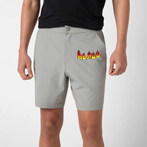 OEM/ODM 100% pantalones cortos de algodón para hombre de peso pesado 450 GSM personalizado DTF logotipo impreso de calidad superior ropa casual pantalones cortos para hombres - Product Image 4