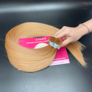 Venta al por mayor #16 Color 70 Cm Super doble dibujado onda natural 100% máquina vietnamita doble trama a granel Paquete de cabello humano crudo listo - Product Image 4