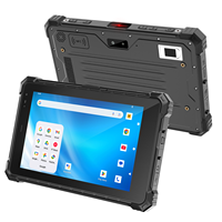 Tablet Genggam Tangguh 8 inci 10000mAh Sidik Jari UHF RFID Tablet Tangguh Ip68 WiFi 6 Tablet Tangguh RTK