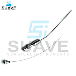 Instrumentos de acero inoxidable de diagnóstico quirúrgico de tubo de succión Frazier hechos a medida por SUAVE SURGICAL INSTRUMENTS - Product Image 2