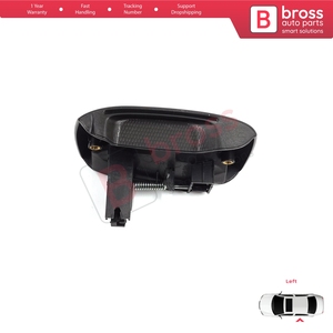 BDP1558-1 Left Side Sliding <b>Door</b> Exterior Opener <b>Handle</b> Black for Kangoo KC Express FC Kubistar MK1 X76 8200107371 - Product Image 4