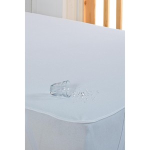 Varol <b>Single</b> 120x200cm Waterproof <b>Mattress</b> Protector Cooling Fabric <b>Bed</b> Protection Pad Disposable for Home & Hospital Twin Size - Product Image 1