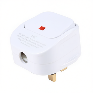 13A Wall Socket <b>Adapter</b> with <b>Switch</b> and Fuse UK Plug for Connecting Devices Portable <b>Adapters</b> & Connectors - Product Image 2