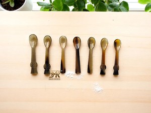 ชุดช้อนส้อมเขาวัวทำด้วยมือด้ามยาวช้อนและส้อมขัดผิวแบบชนบทสำหรับรับประทานอาหารที่ทันสมัยเป็นมิตรต่อสิ่งแวดล้อม - Product Image 3