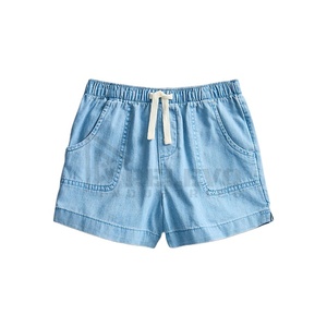 Shorts en jean pour hommes, style streetwear hip-hop personnalisé, respirants, taille élastique, coupe oversize, vêtements de mode, fournisseur en gros de textiles - Product Image 1