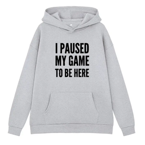 Sudadera con capucha de algodón orgánico 100% para hombre de alta calidad Super Street Autumn Heavy Weight Oversize Silicon Printed Solid Pattern - Product Image 3