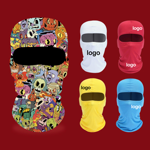 Fabricant de masques de visage en polaire pour moto et vélo, masque de ski personnalisé imprimé pour hommes et femmes, livraison DDP - Product Image 1