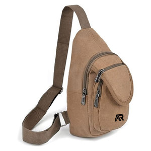 Sac bandoulière imperméable avec fermeture éclair sécurisée et options de personnalisation du logo - Product Image 1
