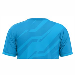 Concevez votre propre t-shirt à manches courtes en polyester/coton décontracté pour homme avec des impressions personnalisées - Product Image 3