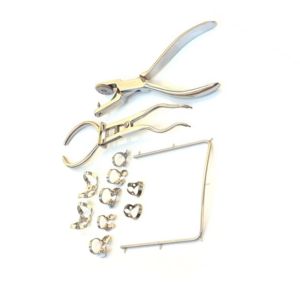 Ensemble d'instruments dentaires professionnels Parodontie Rubber Dam Clamps avec plaque Healthcare Supply Kit par le fabricant - Product Image 6