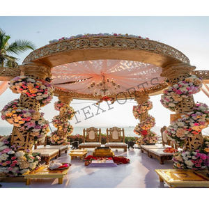 Boda hindú Mandap Vedi Silla de diseño a precios al por mayor Gujarati Ceremonia de matrimonio Mandap Sillas deslumbrantes sillas de boda conjunto - Product Image 2