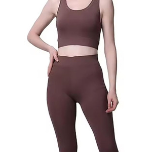 ชุดโยคะสำหรับผู้หญิงชุดออกกำลังกายแบบไร้รอยต่อระบายอากาศได้ - Product Image 2