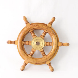 Premium Quality Vintage Brass <b>Ship</b> <b>Wheels</b> High Quality Best Nautical <b>Ship</b> <b>Wheel</b> Handmade Decor - Product Image 1