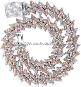 เครื่องประดับฮิปฮอปเพชรมออิสซาไนต์สำหรับผู้ชายเครื่องประดับชุดเที่ยวคลับสุดเพอร์เฟกต์สุดเพอร์เฟกต์ - Product Image 2