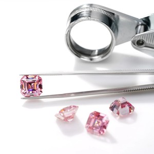 สีขาว D VVS2หลวม CVD เพชรแอสเชอร์สีชมพูตัดด้วยมือพลอยสังเคราะห์ VVS เพชรสำหรับทำเครื่องประดับ - Product Image 3