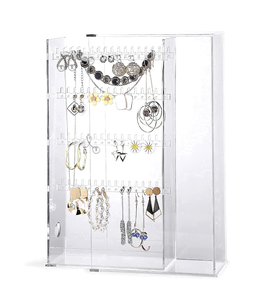 Présentoir de bijoux en acrylique Boucles d'oreilles antiques Collier Bracelet Présentoir de fenêtre de bijoux unique avec vente - Product Image 6