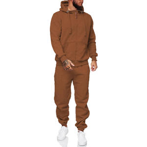 Chándales de dos piezas de Otoño/Invierno para hombre, chándal estampado para correr, chándal para hombre, conjuntos de ropa de calle con logotipo estampado personalizado para hombre - Product Image 1