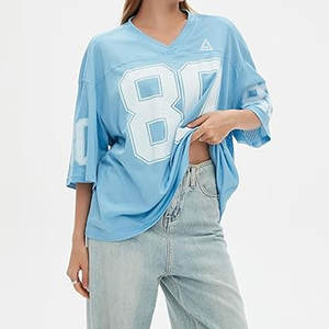 Maillot de football américain surdimensionné surdimensionné de haute fabrication au prix de gros maillot de football américain surdimensionné sur mesure - Product Image 4