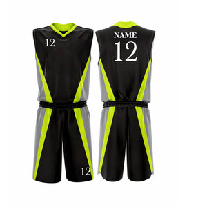 Ensembles de maillots de basket-ball sans manches pour hommes adultes, 100% polyester, impression numérique, respirant, nom et logo d'équipe personnalisés, service OEM - Product Image 5