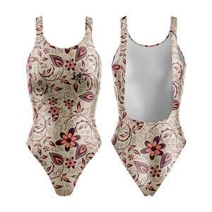 Tùy Chỉnh Chất Lượng Cao Của Phụ Nữ Mặc Bikini Bơi Đào Tạo Áo Tắm Công Nghệ Trở Lại Scoop Đường Viền Cổ Áo Căng Thân Thiện Với Môi Hồ Bơi Sử Dụng Nhiệm Vụ Miễn Phí - Product Image 1