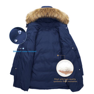 Respirant unique matelassage long bouffant satin bomber doudoune femmes manteau personnalisé vers le bas mince hiver poche bouffant rembourré manteau - Product Image 5