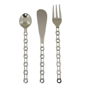 Fournisseur en gros Ensemble de couverts en acier Couverts à manche en métal fini moderne Couverts à usage domestique pour hôtels et restaurants - Product Image 4