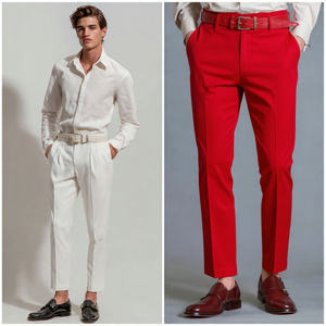 Vêtements de mode en plein air pantalons en cuir hommes 100% pantalons en cuir véritable pantalons hommes - Product Image 2