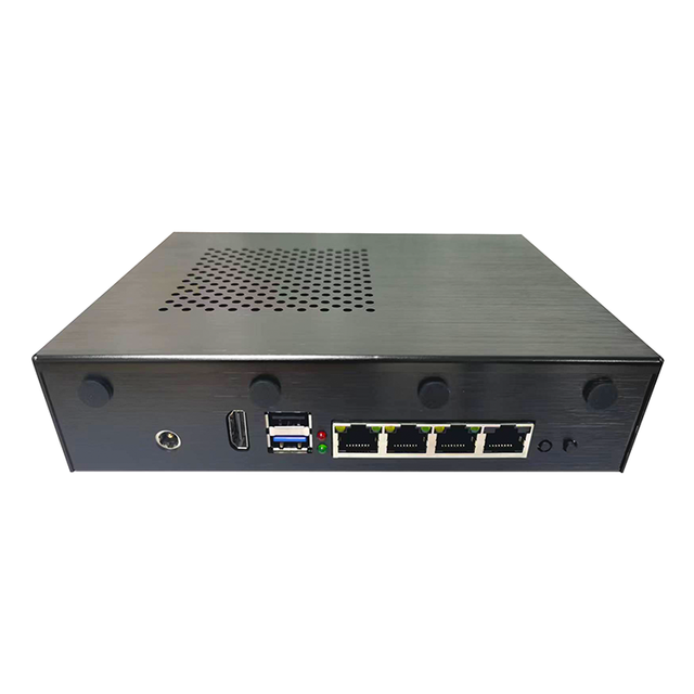 Firewall Fanless PC Mini Computer Intel Atom 3 Lan 12v Industrial Mini Pc 3 Ethernet Mini PC