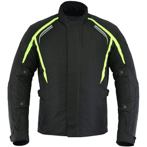 Veste de moto pour homme avec tissu résistant et structure confortable avec rembourrage de protection pour la conduite en tourisme et sur route. - Product Image 4