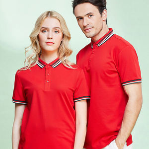 Ropa de alta calidad para hombre, camisa Polo bordada para hombre, 100% algodón, informal, manga corta, Polo de Golf liso - Product Image 2