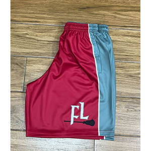 Maillot et short de football réversibles respirants personnalisés de haute qualité shorts de crosse en gros - Product Image 2