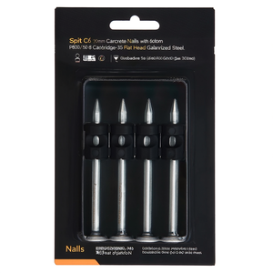 Chiodi per Calcestruzzo Spit C6 20mm con Cartuccia Gas P800/500 - Testa Piatta 35 in Acciaio Zincato - Product Image 2