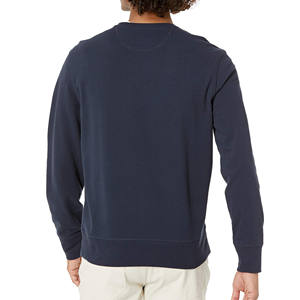 Servicio OEM, Sudaderas de Cuello Redondo de Color Sólido para Hombre, Sudadera Personalizada, Elegante, Informal, Ajustada, de Talla Grande para Hombre - Product Image 3