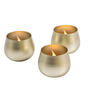 Gesneden Werk Goud Afgewerkt Metalen Votive Kaarshouder Huisdecoratie Verlichtingsaccessoires Van Hoge Kwaliteit En De Beste Productie - Product Image 2