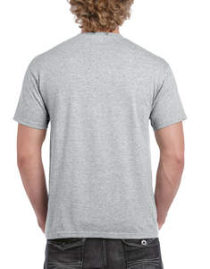 T-shirts pour hommes en coton de haute qualité en gros, col rond, taille plus, unisexe, vêtements décontractés de fitness, motif uni, t-shirts pour hommes - Product Image 4