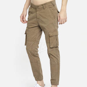 Pantalones Cargo de algodón 100% de alta calidad para hombre, de secado rápido y ligero, patrón recto, Fitness, deportes, estilo informal, aspecto lavado - Product Image 2