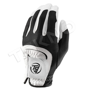 Custom Colors Logo Golf Gloves Men Golfers Golfing Gloves Cabretta Leather - Product Image 2