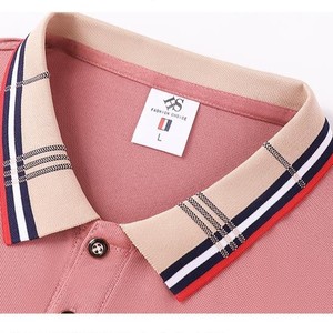 เสื้อโปโลคอปกสีขาวใส่ได้ทั้งชายและหญิงเสื้อยืดโลโก้ออกแบบได้ตามต้องการสำหรับผู้ชาย - Product Image 2