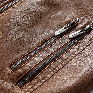 Chaqueta de cuero real duradera para hombre con forro suave y diseño moderno perfecto para otoño e invierno, chaqueta de invierno para hombre - Product Image 6