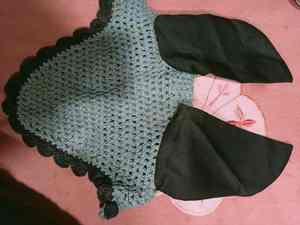 Haut de gamme équitation Crochet oreille Bonnet paillettes à la main mouche voile accessoires ensemble assorti pour chevaux - Product Image 4